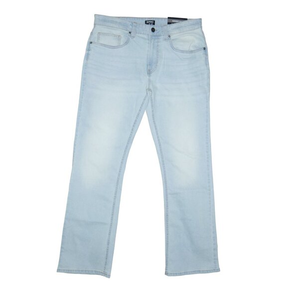 Buffalo David Bitton King Slim Bootcut Jeans Men's Size 34x30 Light Wash Denim - Picture 2 of 9